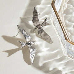 Personalized Three DiMensional Bird Earrings