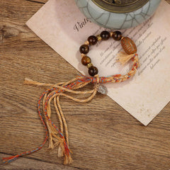 Retro Ethnic Style HAnd Woven Tassel Bracelet