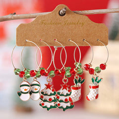 Personalized Simple Christmas Holiday Earrings