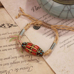 Retro Ethnic Style HAnd Woven Tassel Bracelet