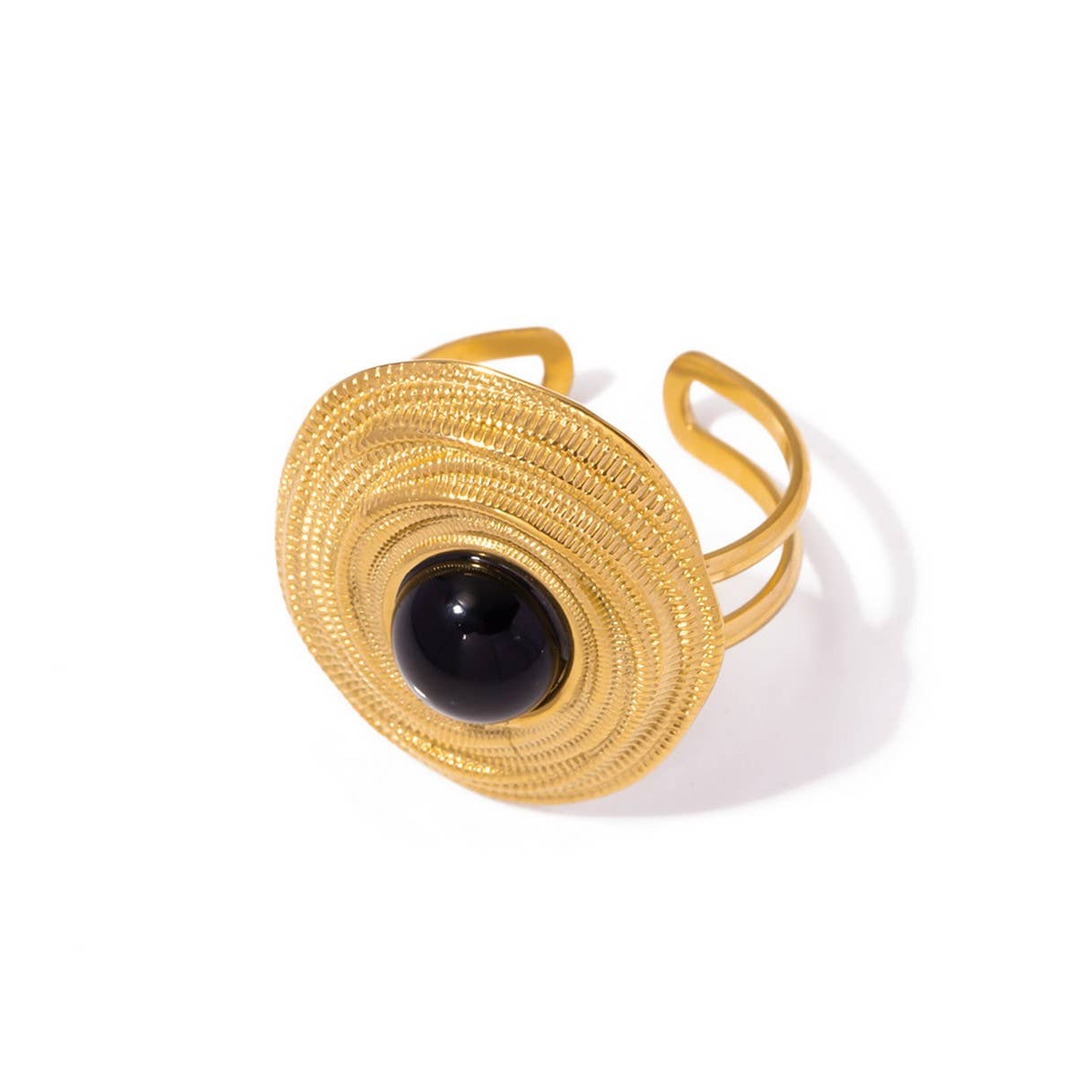 Retro Light Luxury Trendy DevilS Eye COil Ring