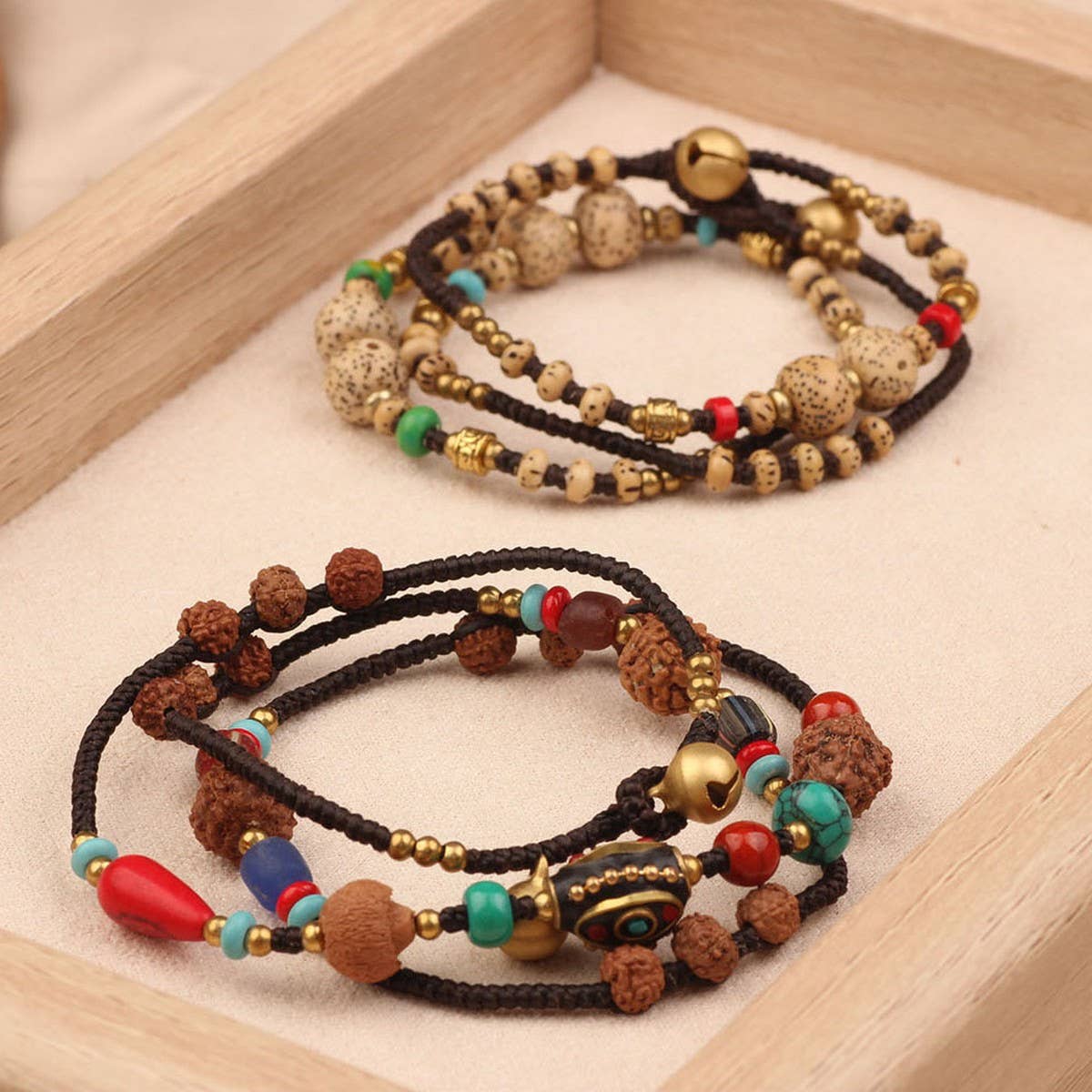 Retro Ethnic Style TURQUOISE Multi Layer Bracelet