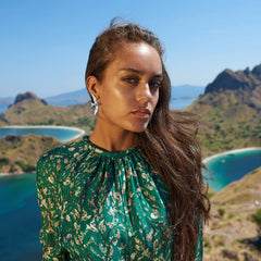 Personalized Three DiMensional Bird Earrings