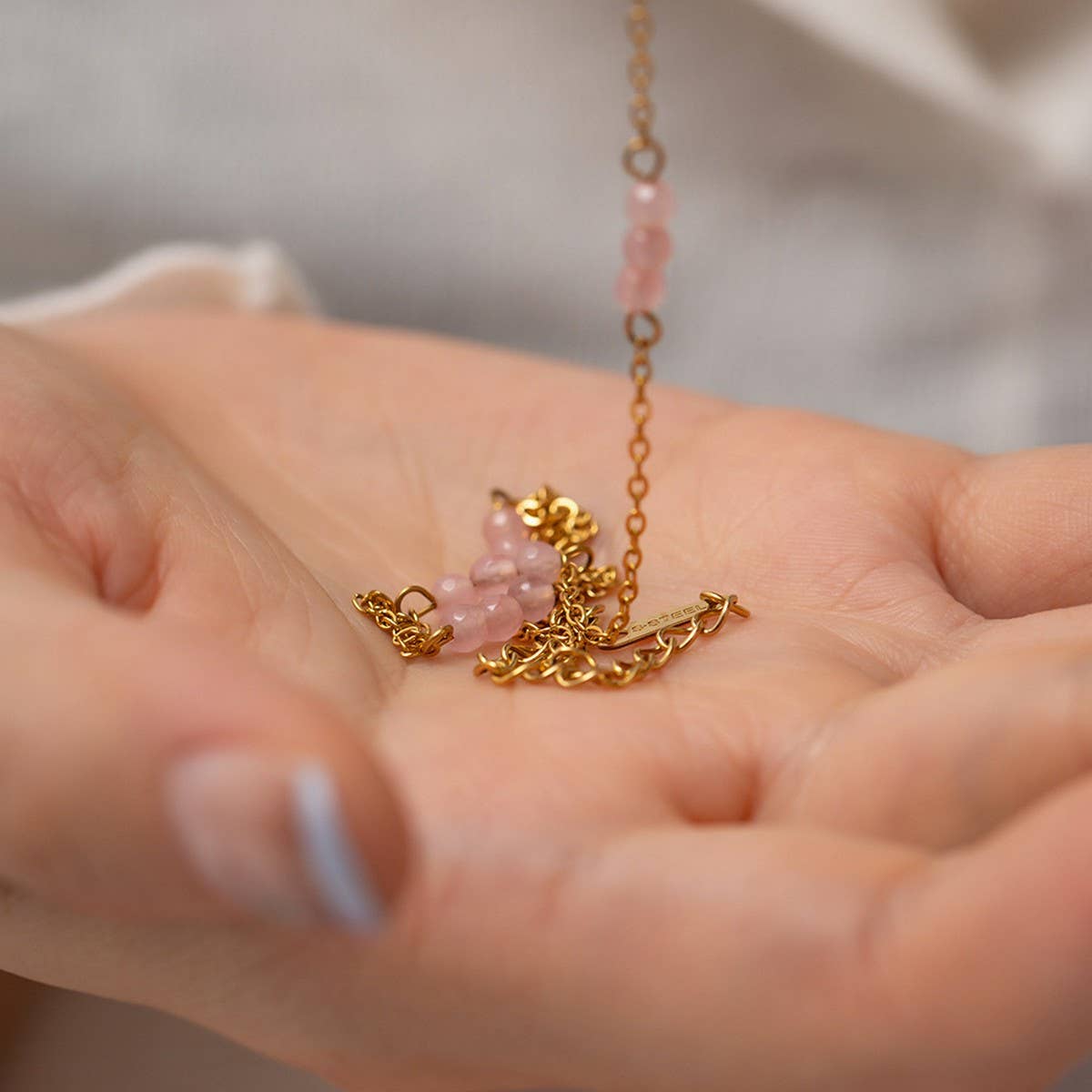 Pink Layered Versatile NeckLace That WON T Fade