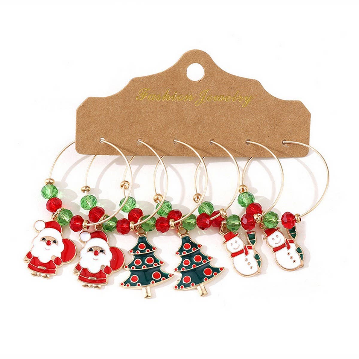 Personalized Simple Christmas Holiday Earrings