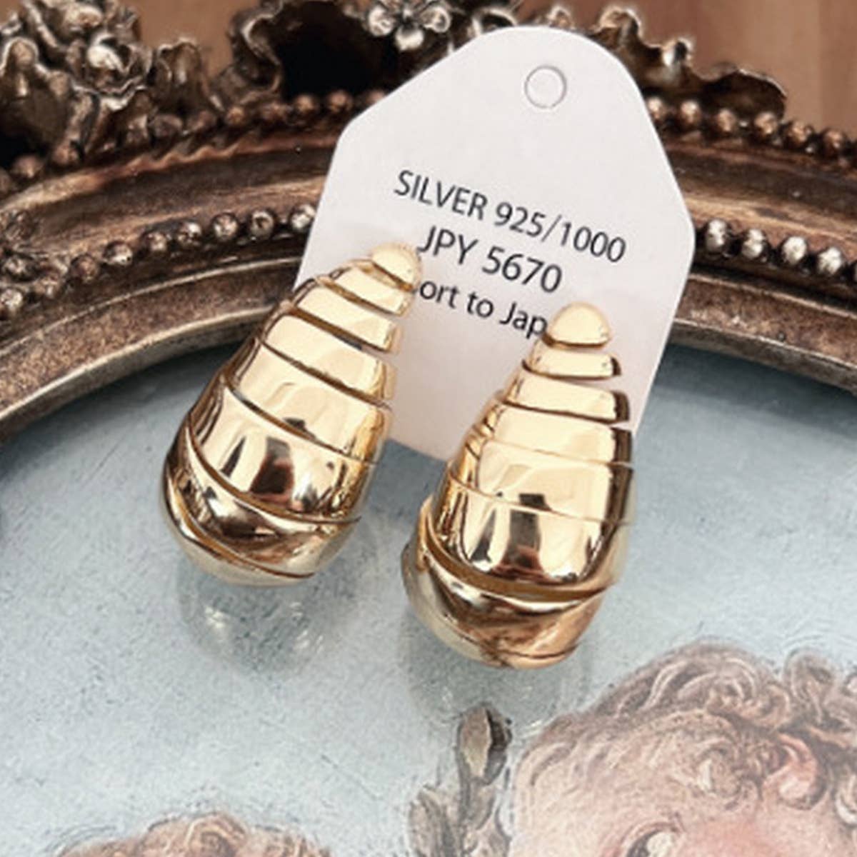 Personalized Spiral Earrings