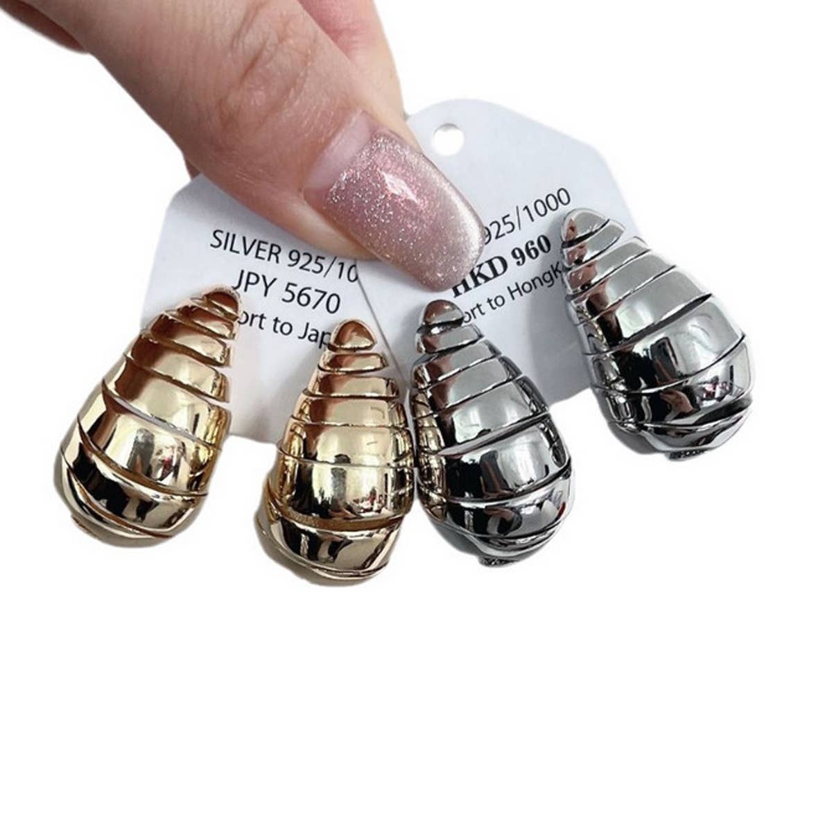 Personalized Spiral Earrings