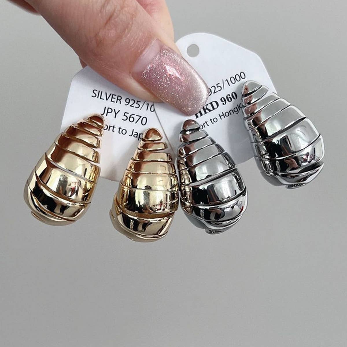 Personalized Spiral Earrings