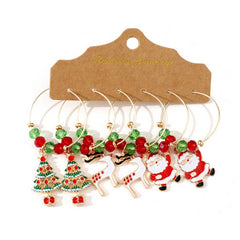 Personalized Simple Christmas Holiday Earrings