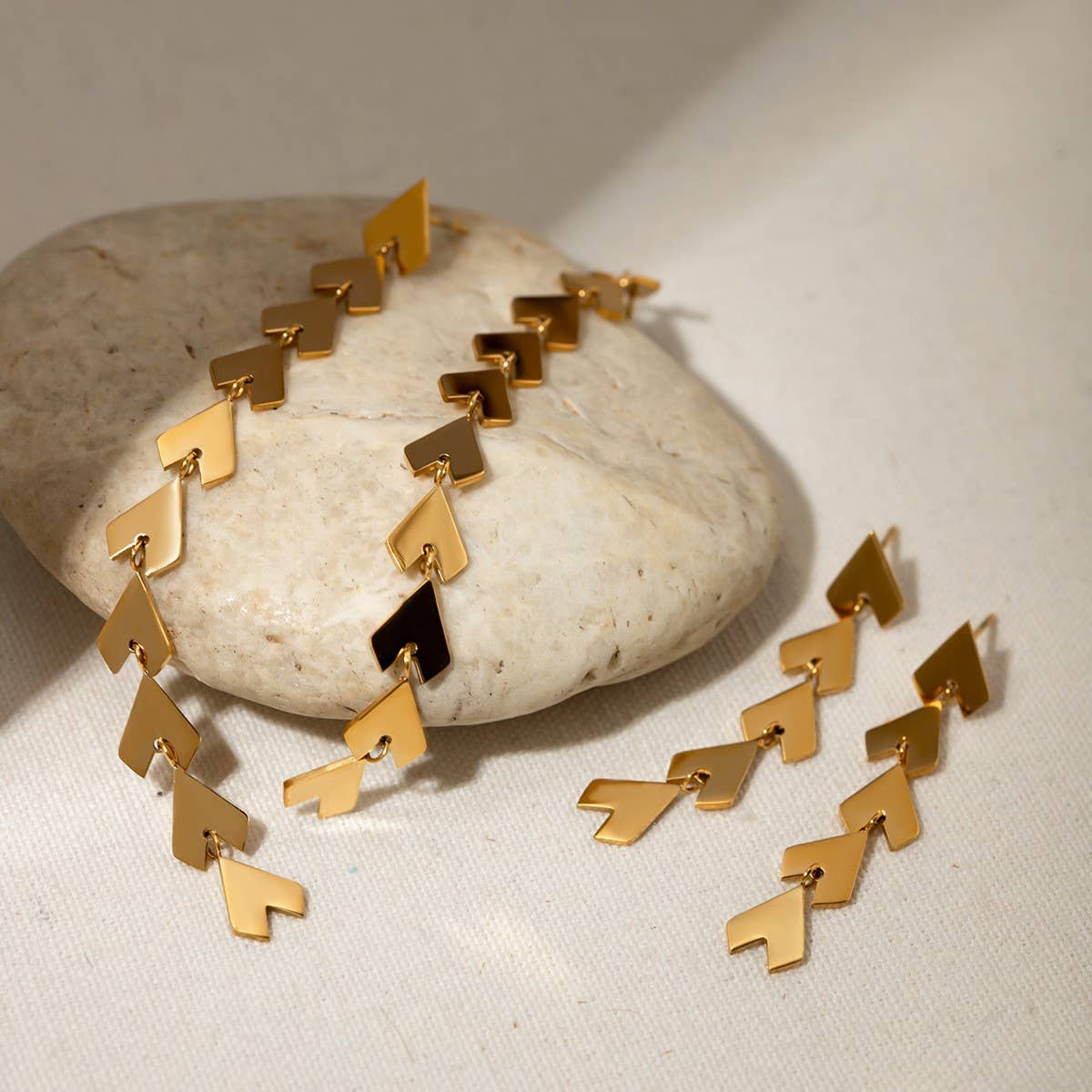 Personalized Trendy Long Heart Tassel Earrings