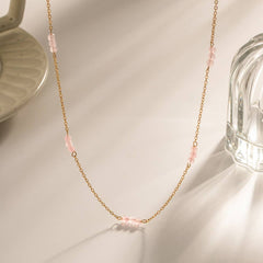 Pink Layered Versatile NeckLace That WON T Fade